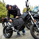 Battery swaps in under a minute, because Uncle Sam requested it. Photo by Joe Salas